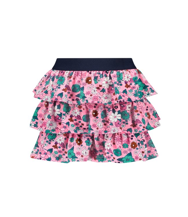 B.Nosy Meisjes rok 3-laags - Cute flower AOP