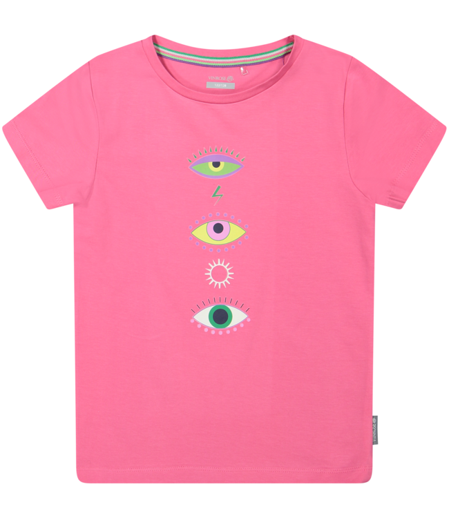 Vinrose Meisjes t-shirt - Hot roze