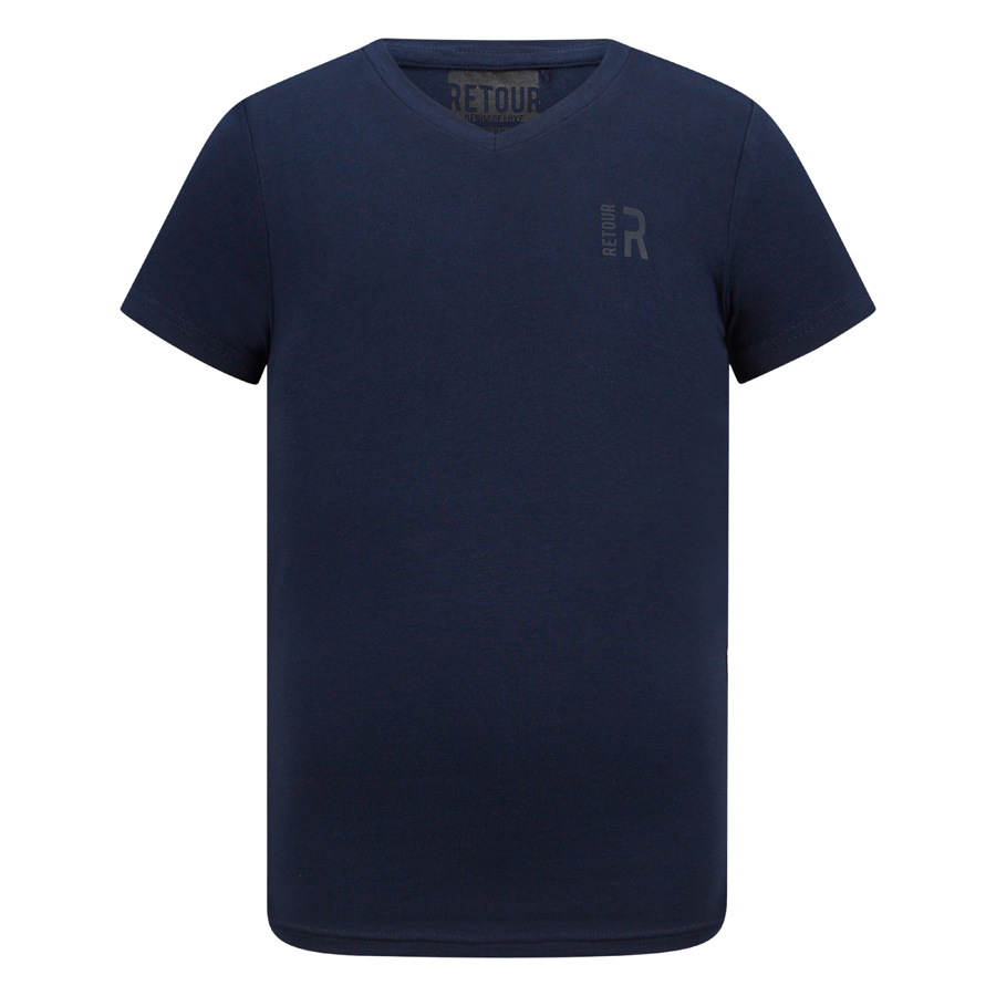 Retour Jeans Jongens t-shirt - Sean - Donker navy blauw Retour Jeans Jongens t-shirt - Sean - Donker navy blauw