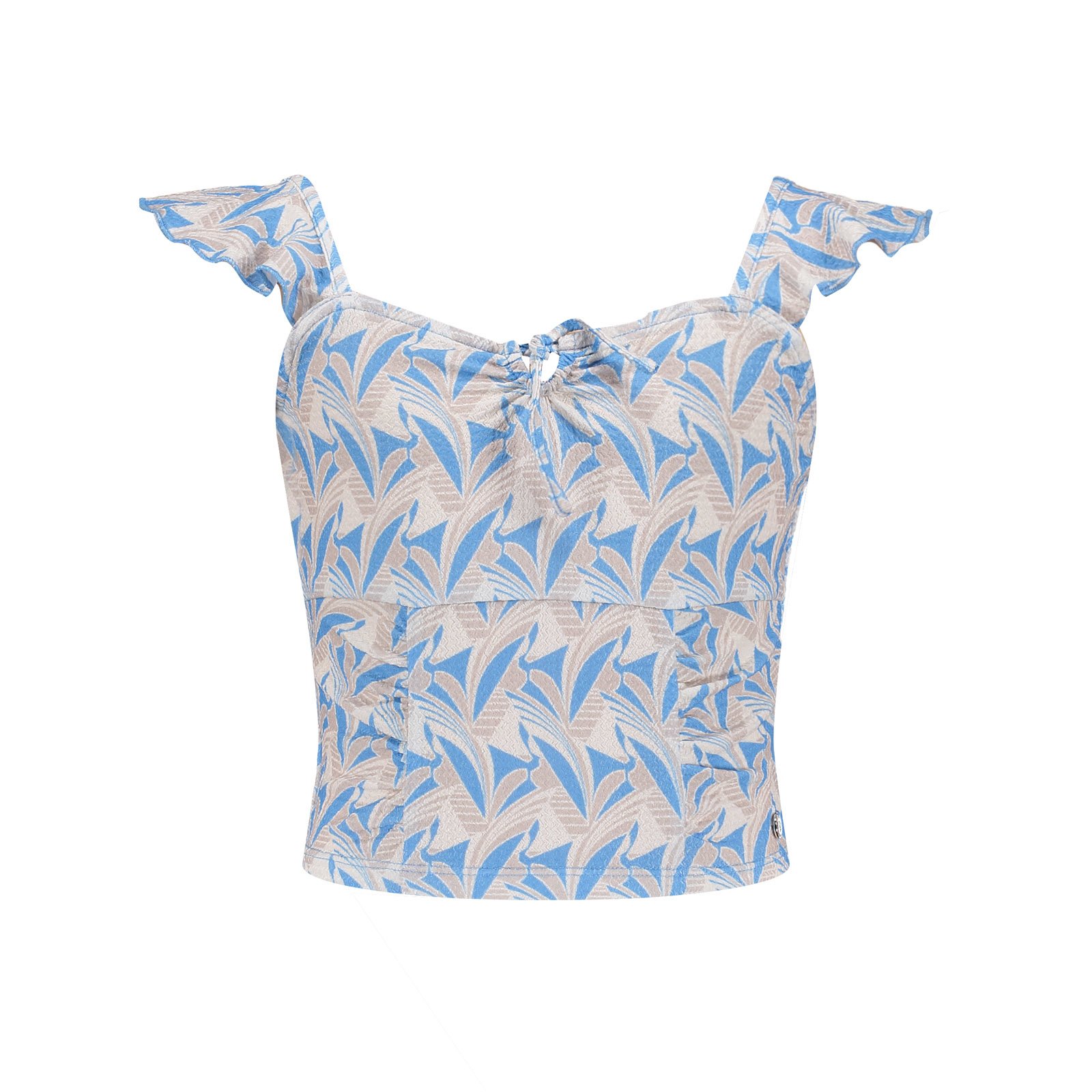 Frankie & Liberty Meisjes top - Ivy - Swim Blauw Print