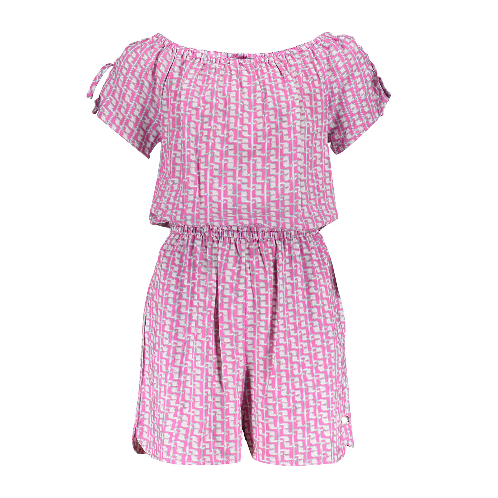 Frankie & Liberty Meisjes jumpsuit - Izzy - Fris Roze Print