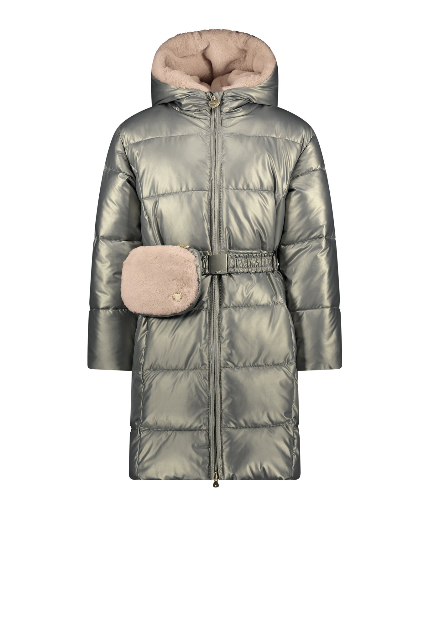 Le Chic Meisjes winterjas furry - Birdo - Gorgeous grijs Le Chic Meisjes winterjas furry - Birdo - Gorgeous grijs
