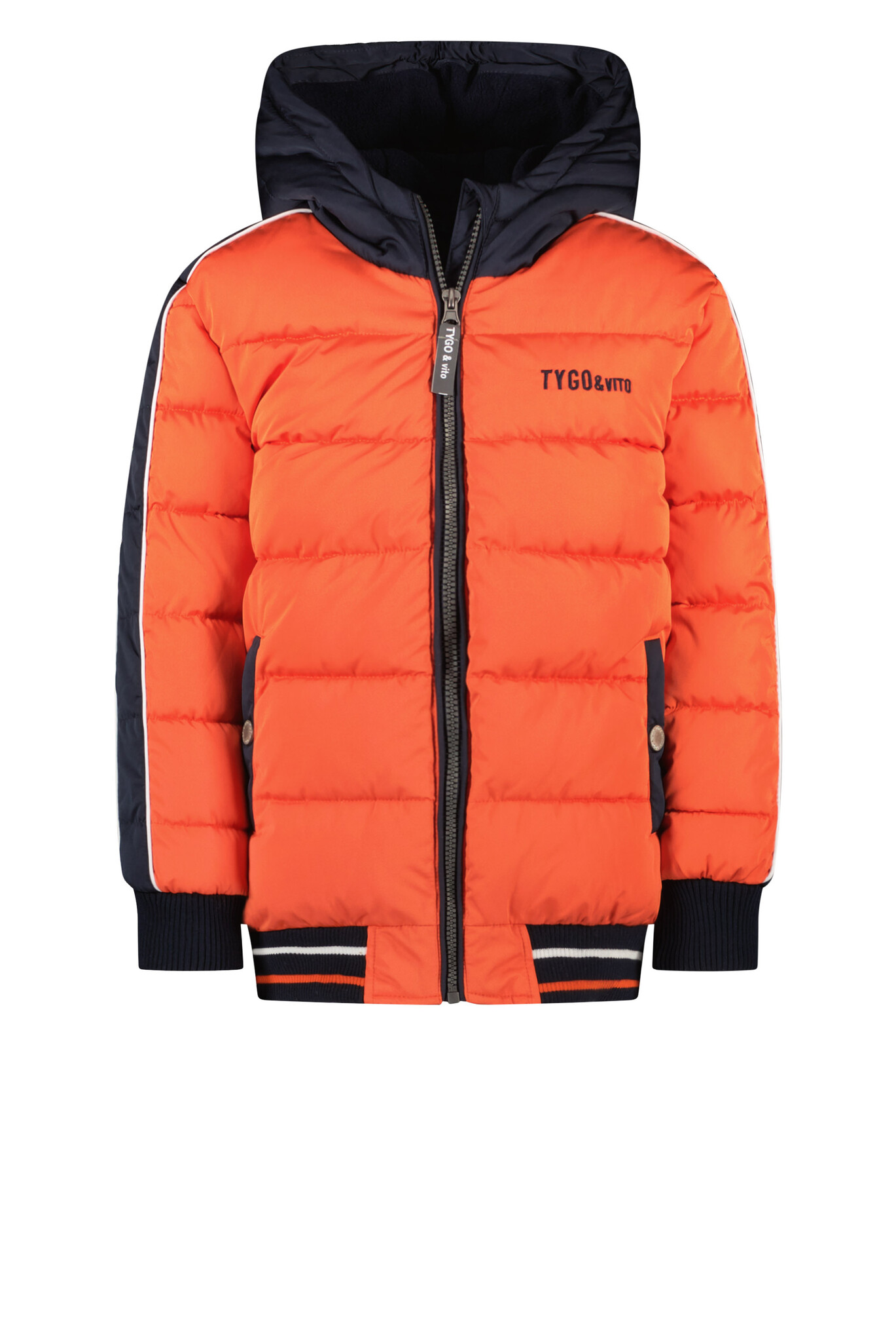 Tygo & Vito Jongens winterjas - Jens - Donker oranje Tygo & Vito Jongens winterjas - Jens - Donker oranje