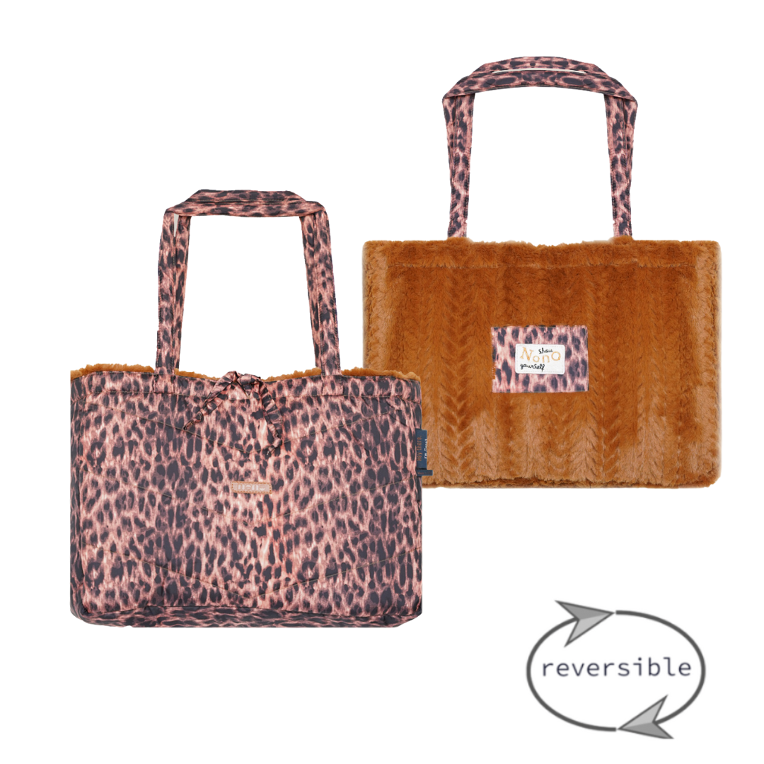 NoNo Meisjes tas reversbiel - Twistote - Toffee NoNo Meisjes tas reversbiel - Twistote - Toffee
