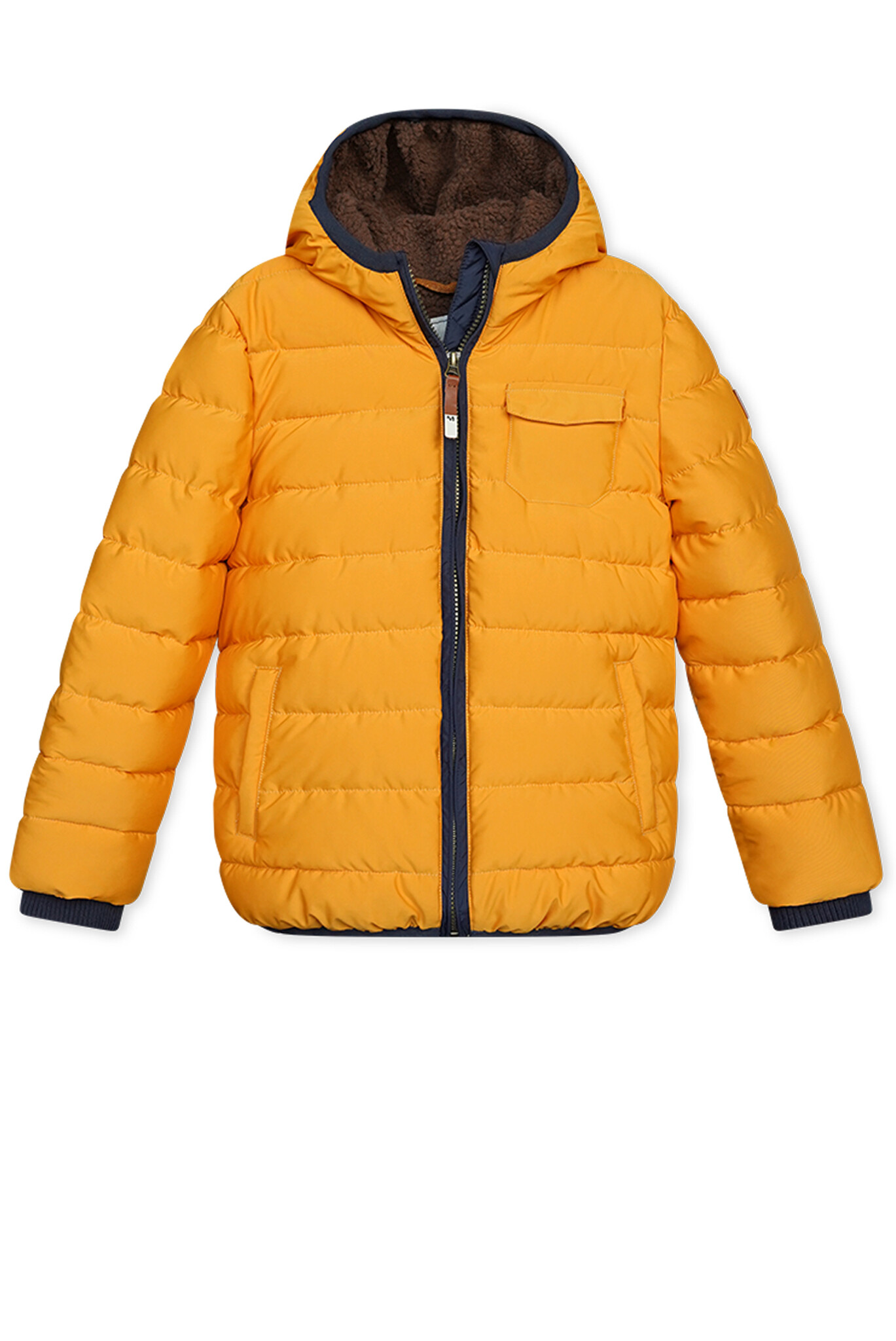 Moodstreet Jongens winterjas puffer - Geel Moodstreet Jongens winterjas puffer - Geel