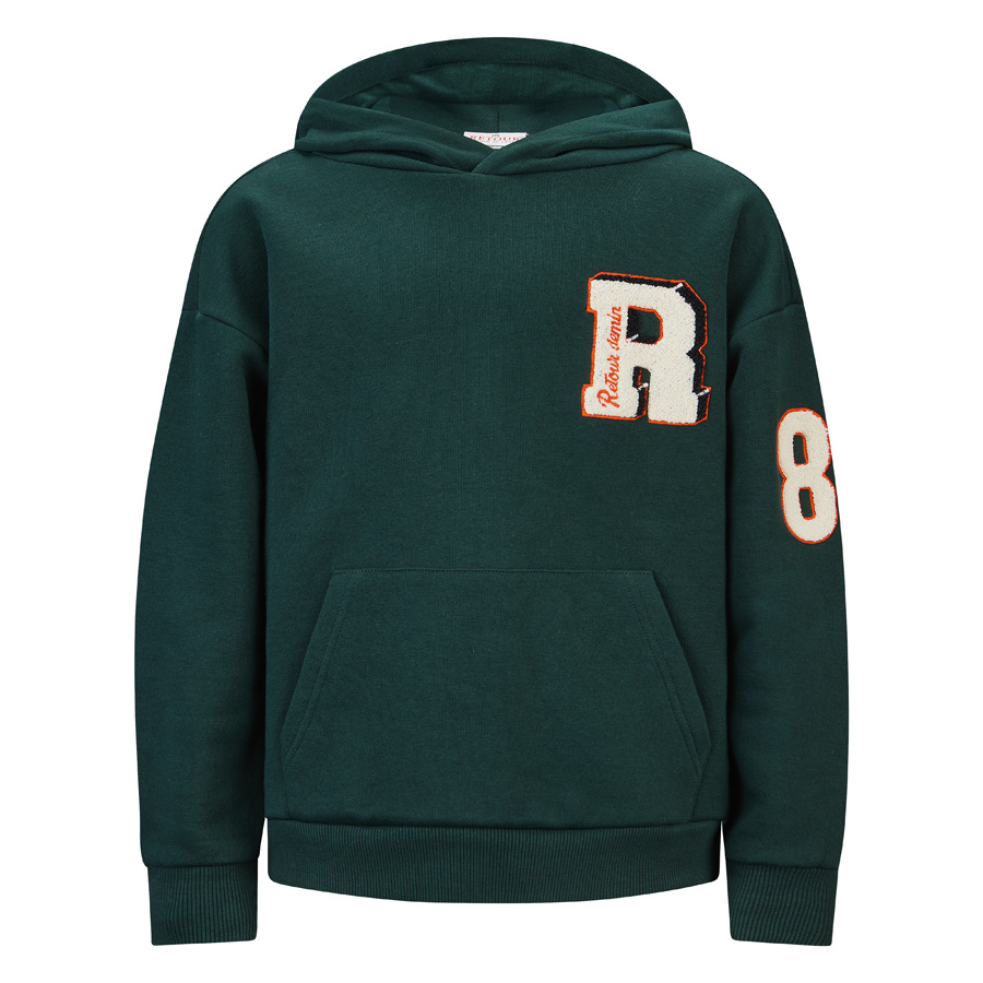 Retour Jeans Jongens sweater - Easton - Hunter groen Retour Jeans Jongens sweater - Easton - Hunter groen