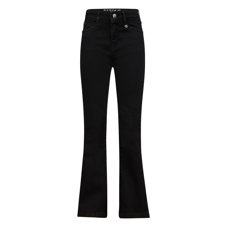 Retour Jeans Meisjes jeans broek - Mikkie jet black - Zwart denim Retour Jeans Meisjes jeans broek - Mikkie jet black - Zwart denim