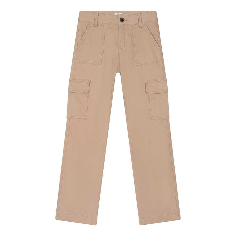Indian Blue Jeans Meisjes broek Cargo wide fit - Caramel zand Indian Blue Jeans Meisjes broek Cargo wide fit - Caramel zand