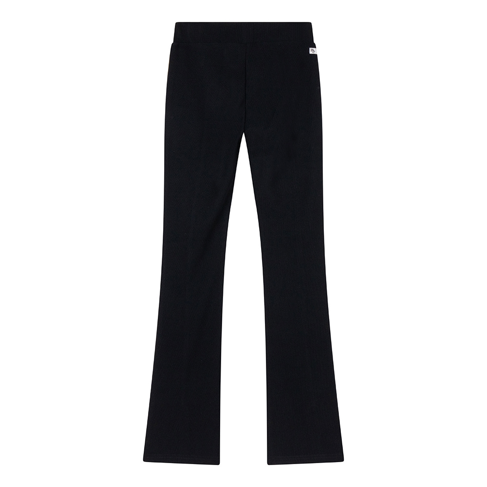 Indian Blue Jeans Meisjes flair broek fancy rib - Zwart Indian Blue Jeans Meisjes flair broek fancy rib - Zwart