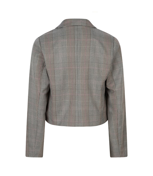 Indian Blue Jeans Meisjes colbert geruit - Zwart