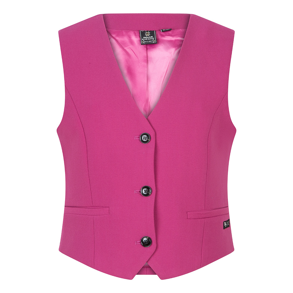 Indian Blue Jeans Meisjes gilet - Festival roze Indian Blue Jeans Meisjes gilet - Festival roze