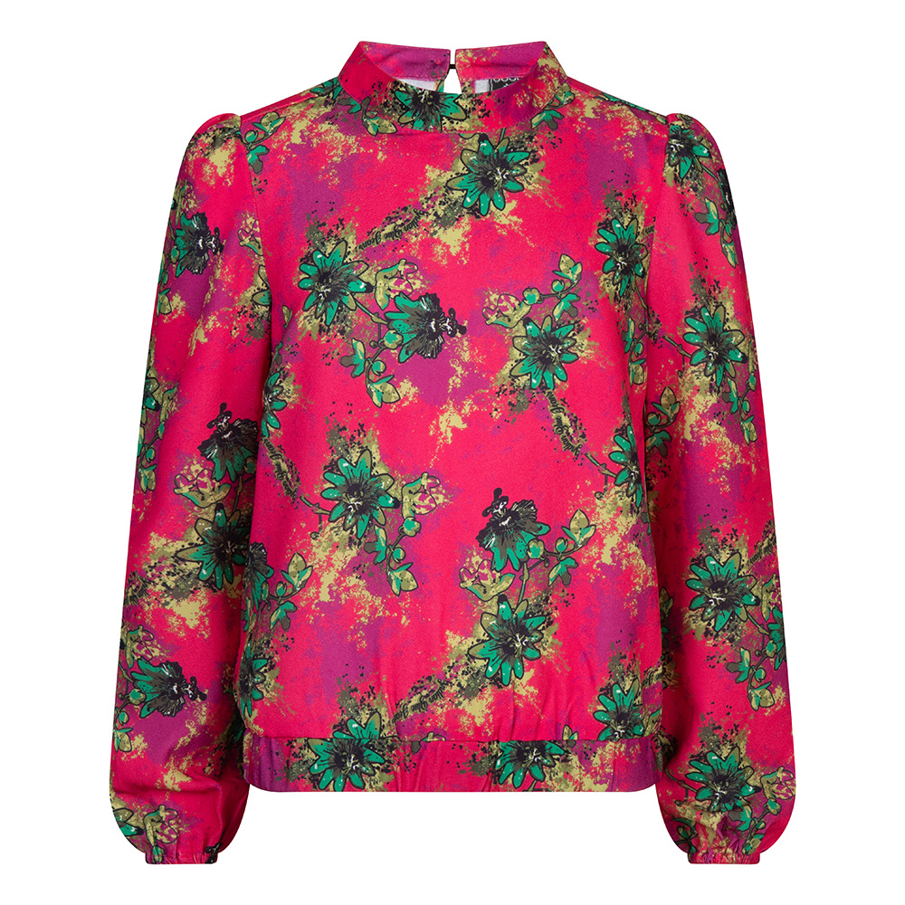 Indian Blue Jeans Meisjes shirt bloom - Helder magenta roze Indian Blue Jeans Meisjes shirt bloom - Helder magenta roze