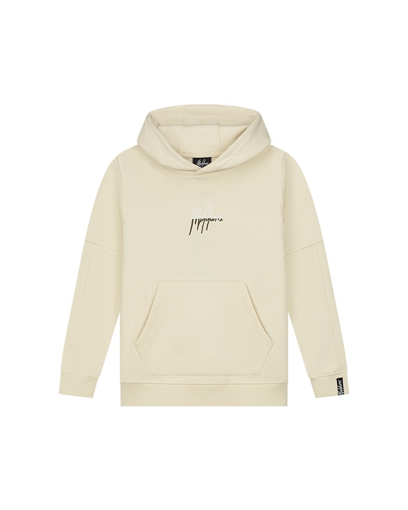 Malelions Hoodie Split essentials - Beige / Bruin Malelions Hoodie Split essentials - Beige / Bruin