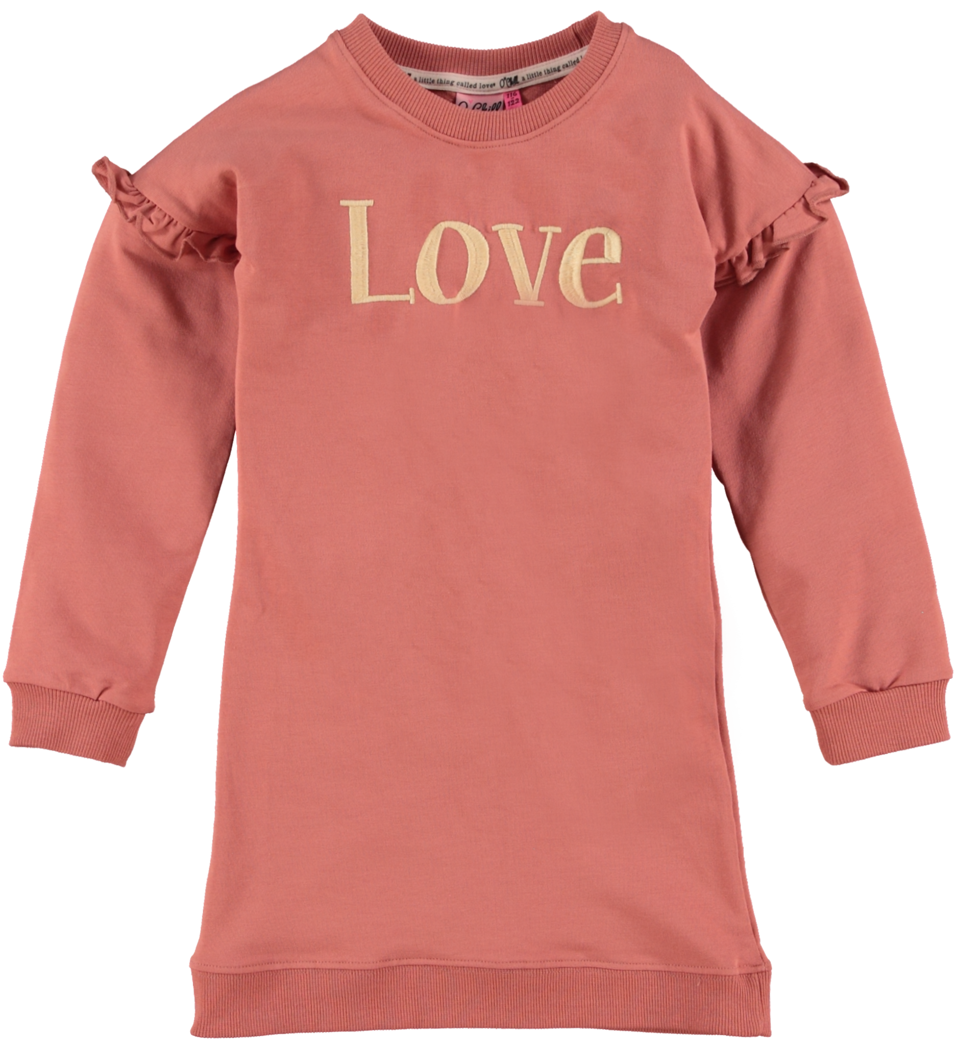 Meisjes jurk sweat - Darina - Roze