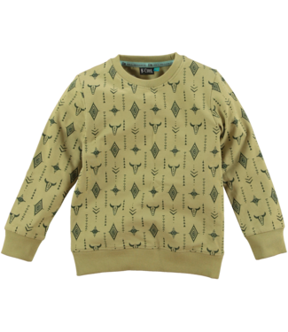 B'Chill Jongens sweater - Hans - Khaki