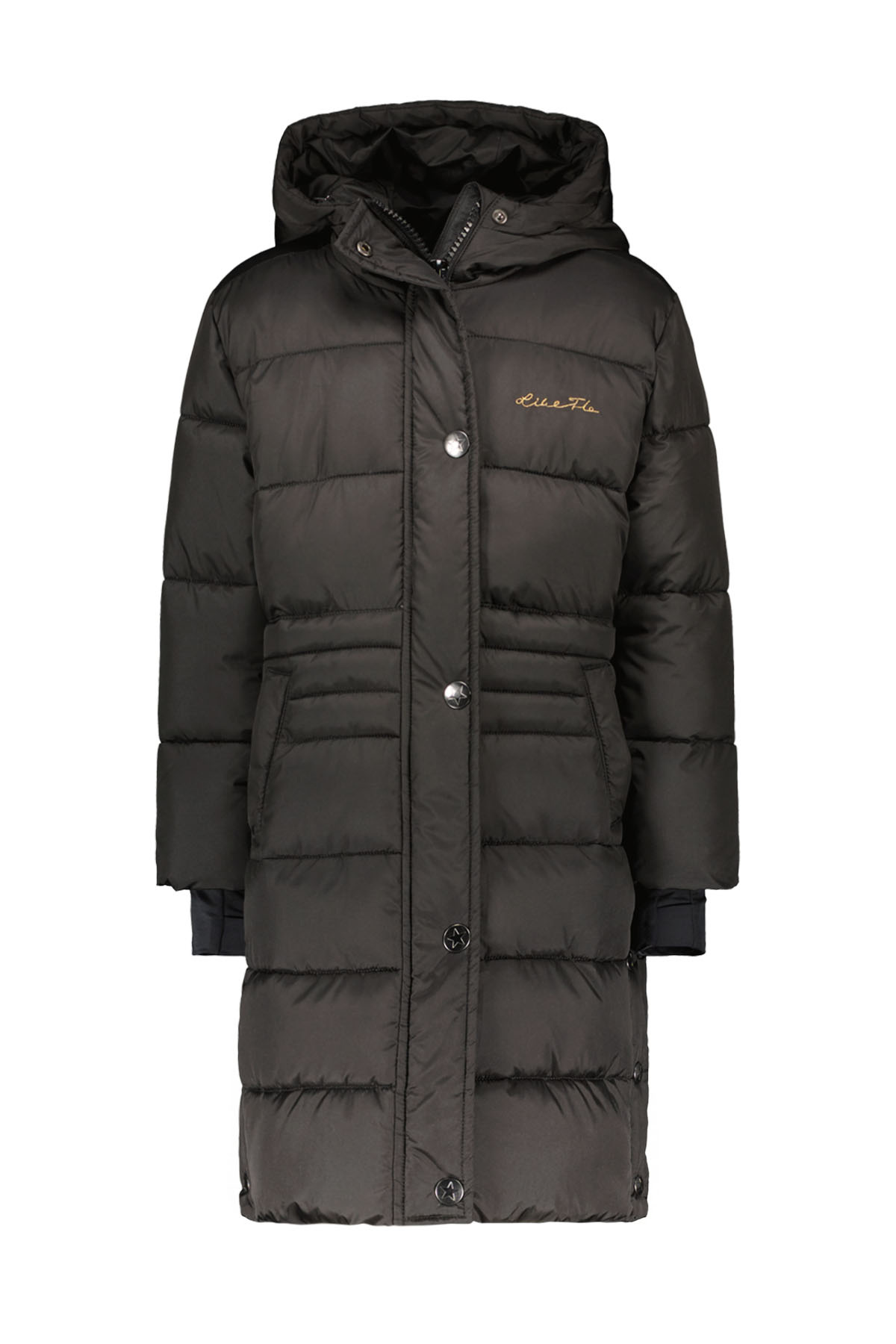 Like Flo Meisjes winterjas lang met capuchon - Antra Like Flo Meisjes winterjas lang met capuchon - Antra