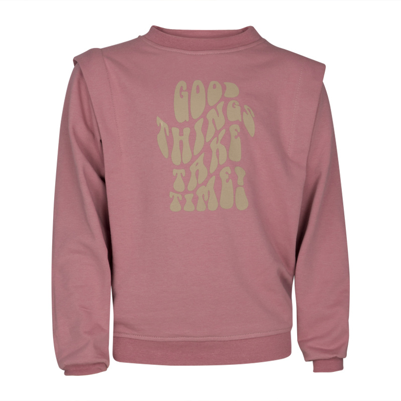 KIEstone Meisjes sweater - Candy - Zacht roze KIEstone Meisjes sweater - Candy - Zacht roze