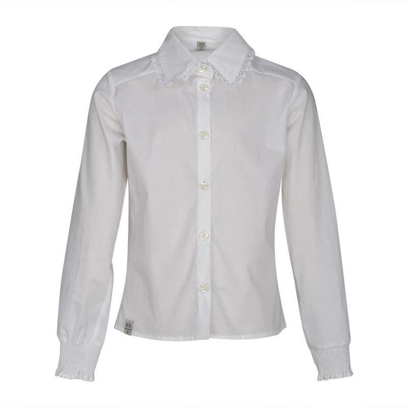 KIEstone Meisjes blouse - Anne - Off wit KIEstone Meisjes blouse - Anne - Off wit