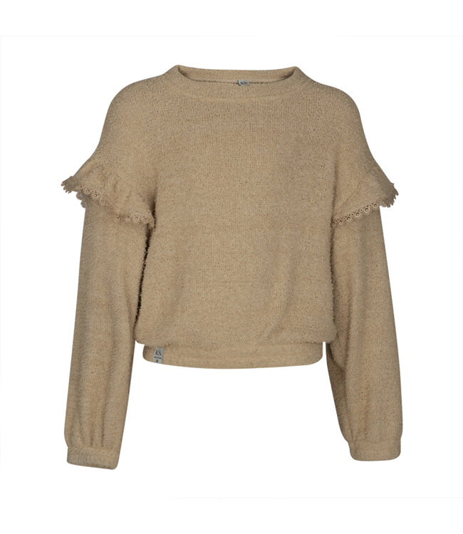 KIEstone Meisjes sweater - Cintia - Zand