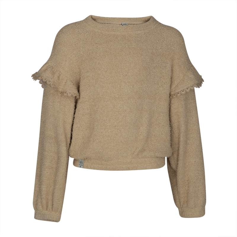 KIEstone Meisjes sweater - Cintia - Zand KIEstone Meisjes sweater - Cintia - Zand