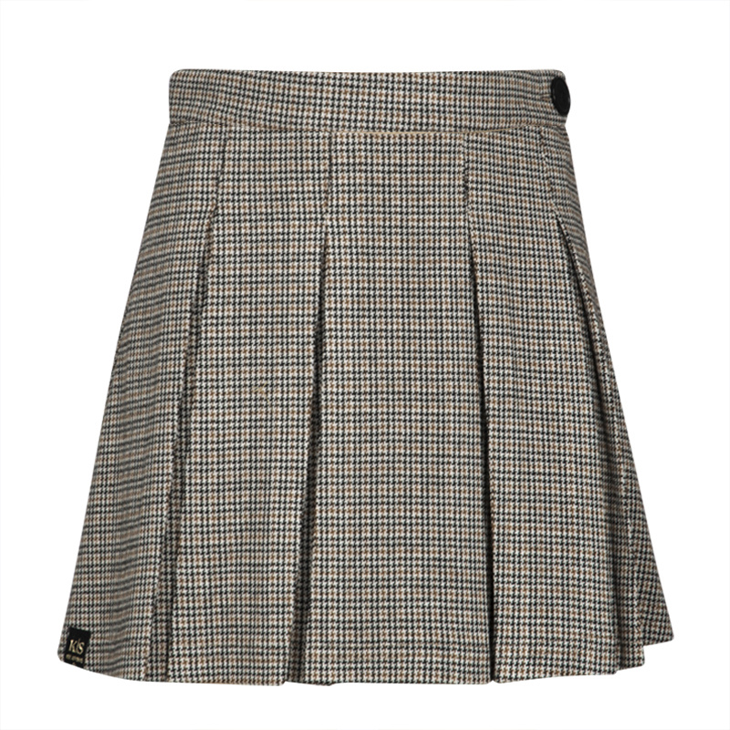 KIEstone Meisjes rok - Barbara - Bruin geruit KIEstone Meisjes rok - Barbara - Bruin geruit