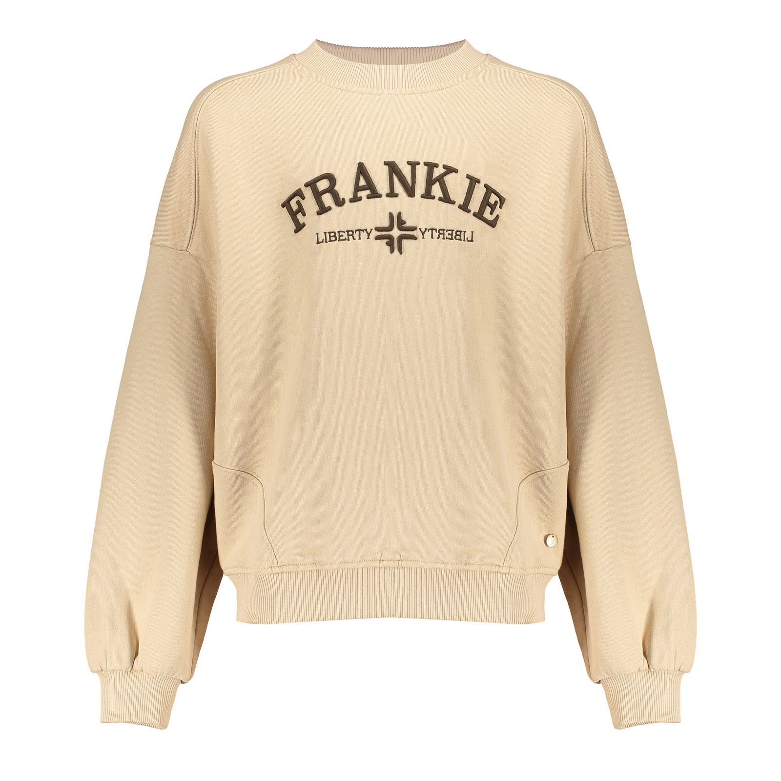 Frankie & Liberty Meisjes sweat shirt - Kymora C - Zand Frankie & Liberty Meisjes sweat shirt - Kymora C - Zand