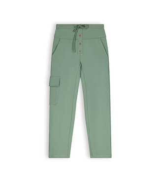 NoNo Meisjes sweat broek cargo - Soso - Loden Frost Groen