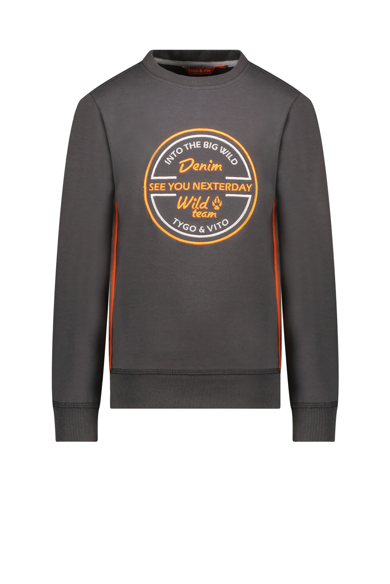 Tygo & Vito Jongens sweater - Sten - Antra Tygo & Vito Jongens sweater - Sten - Antra