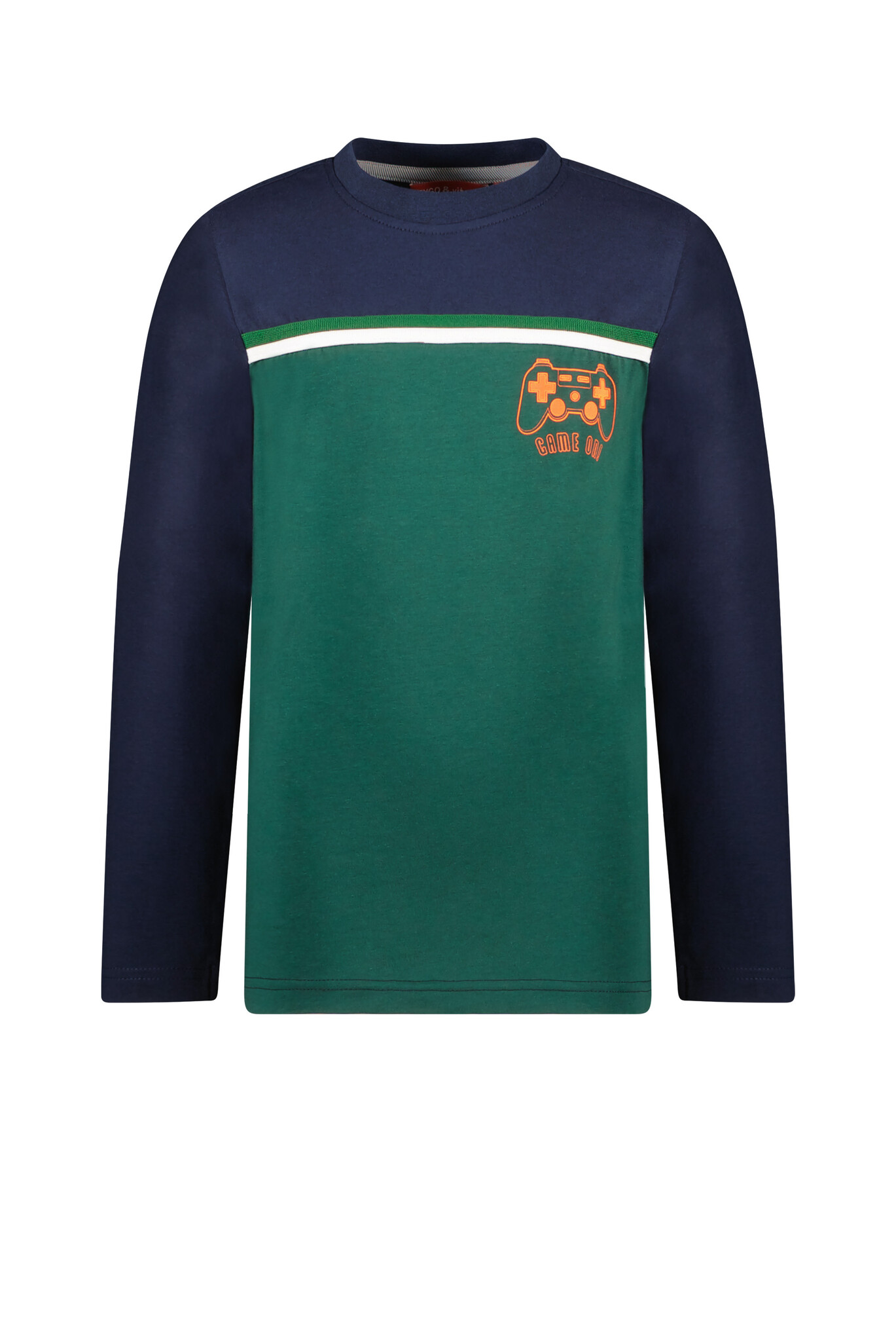 Tygo & Vito Jongens shirt - Levi - Navy blauw Tygo & Vito Jongens shirt - Levi - Navy blauw