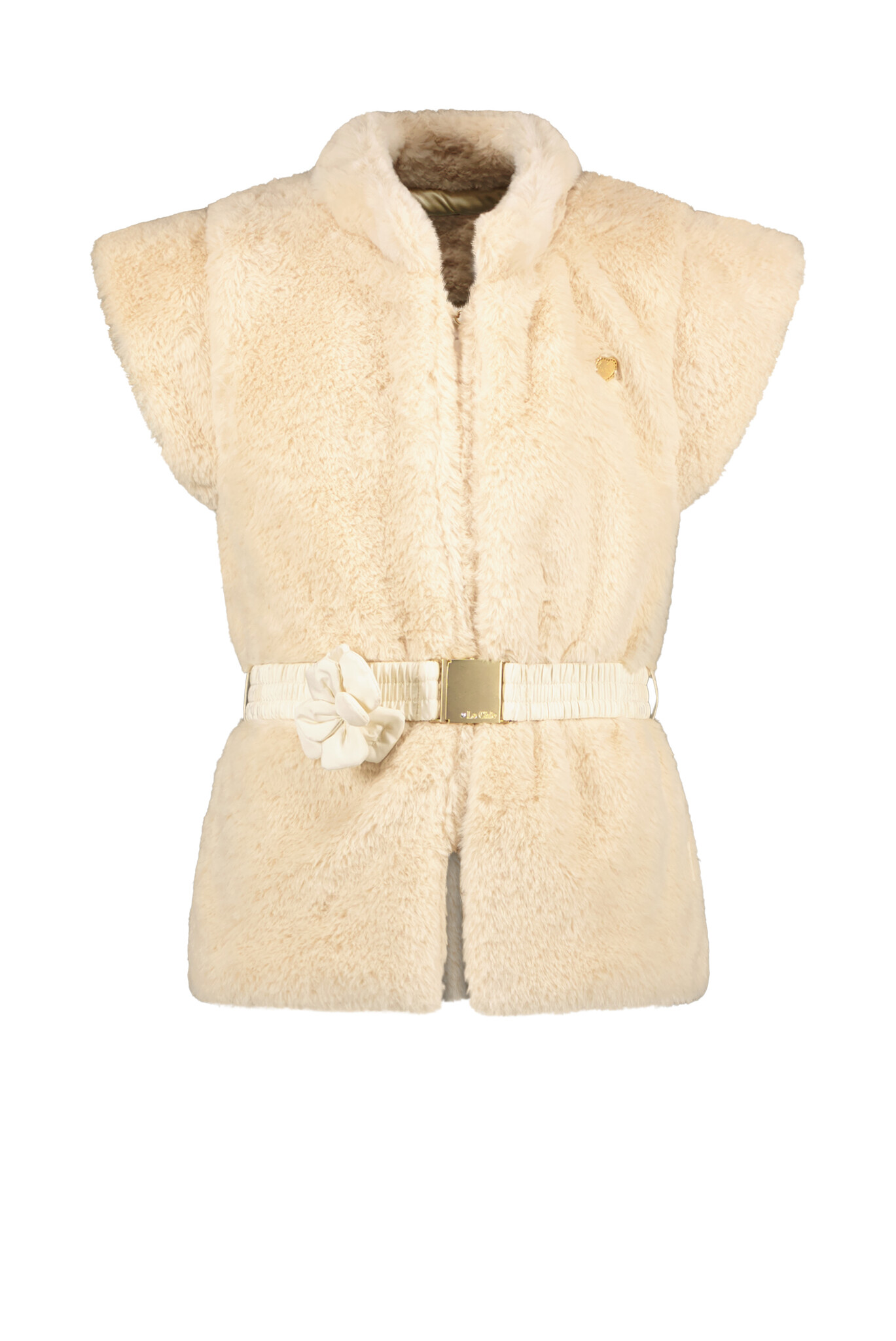 Le Chic C308-5105 Meisjes Gilet - Pearled Ivory - Maat 116
