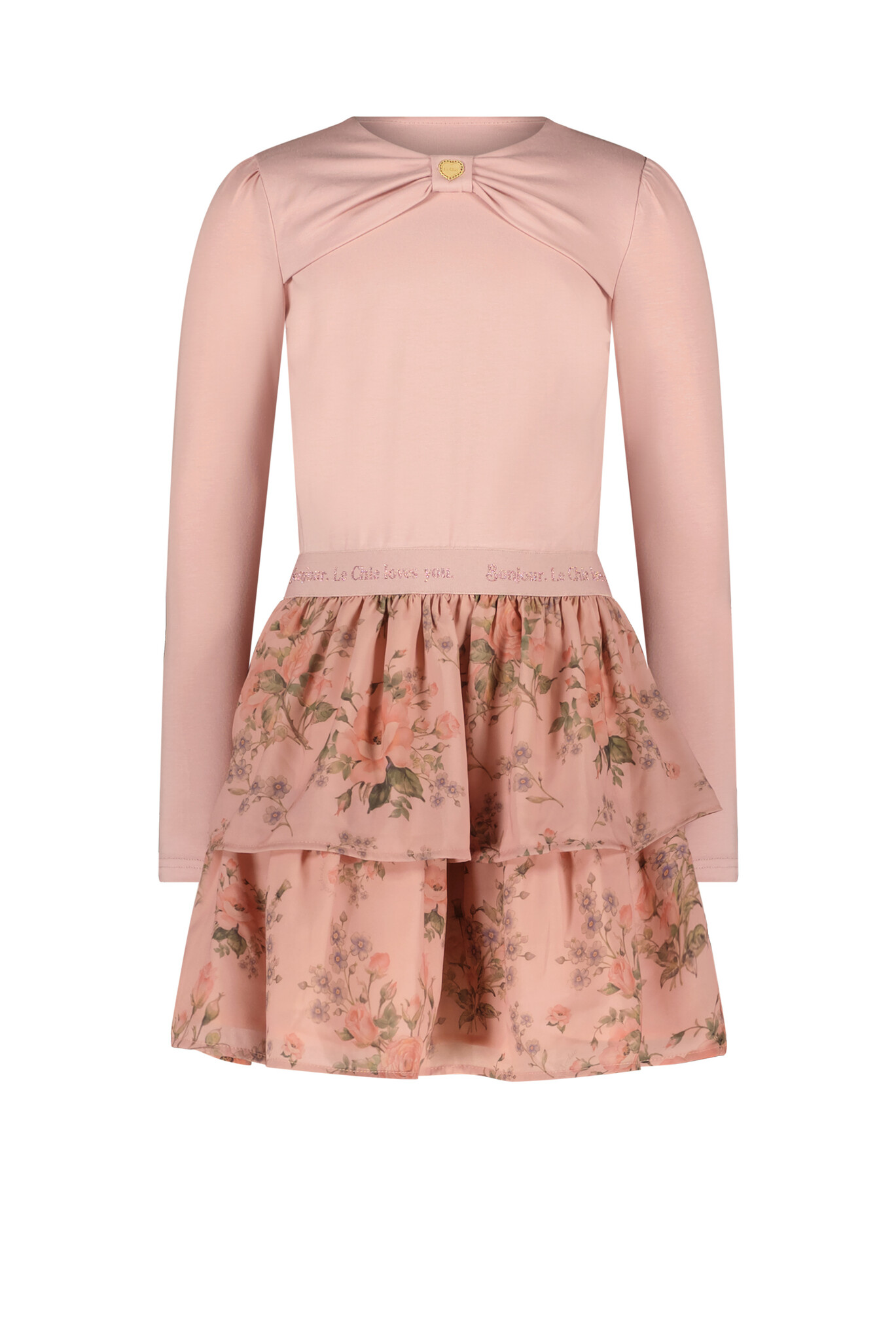 Le Chic Meisjes jurk mix Suez Cotton candy dekinderkledingwinkel