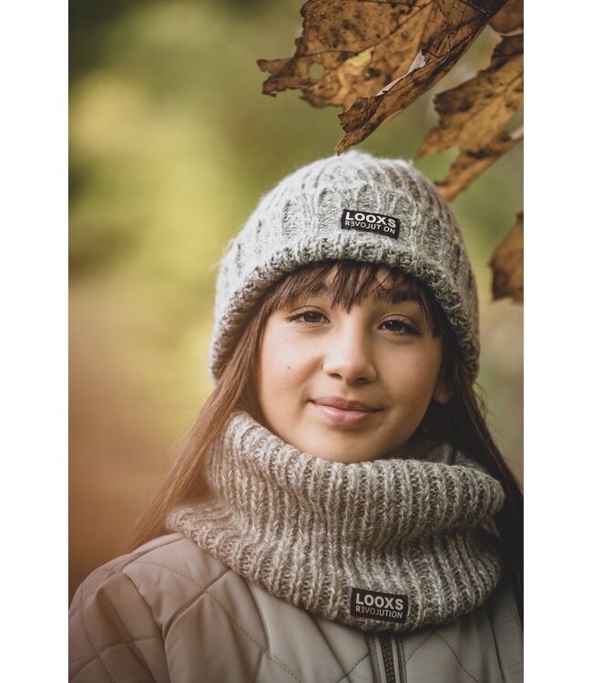 LOOXS 10sixteen Meisjes muts gebreid - Sage groen