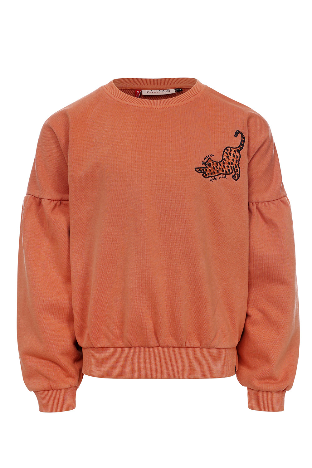 LOOXS Little Meisjes sweater - Warm Orange