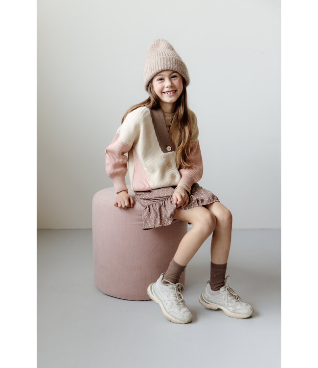 LEVV Meisjes rok - Finou - AOP VV zand