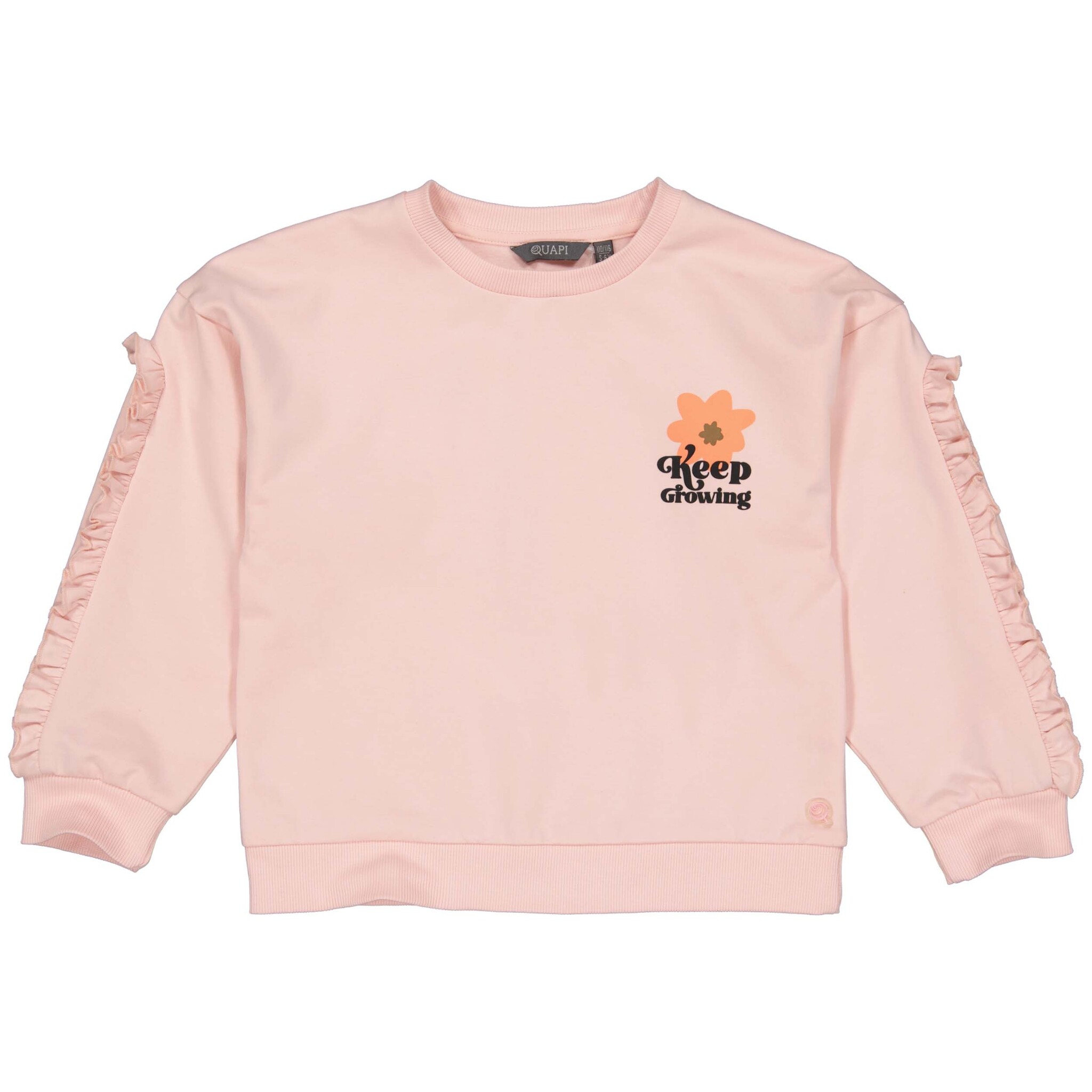 Quapi Meisjes sweater - Aluna - Licht roze