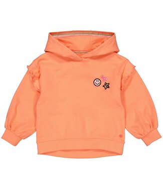 Quapi Meisjes sweater - Amber - Fushion koraal