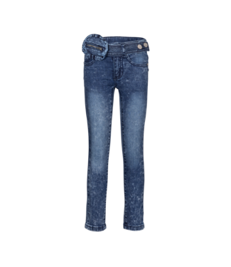 Dutch Dream denim Meisjes skinny jeans broek Ngombe - Blauw