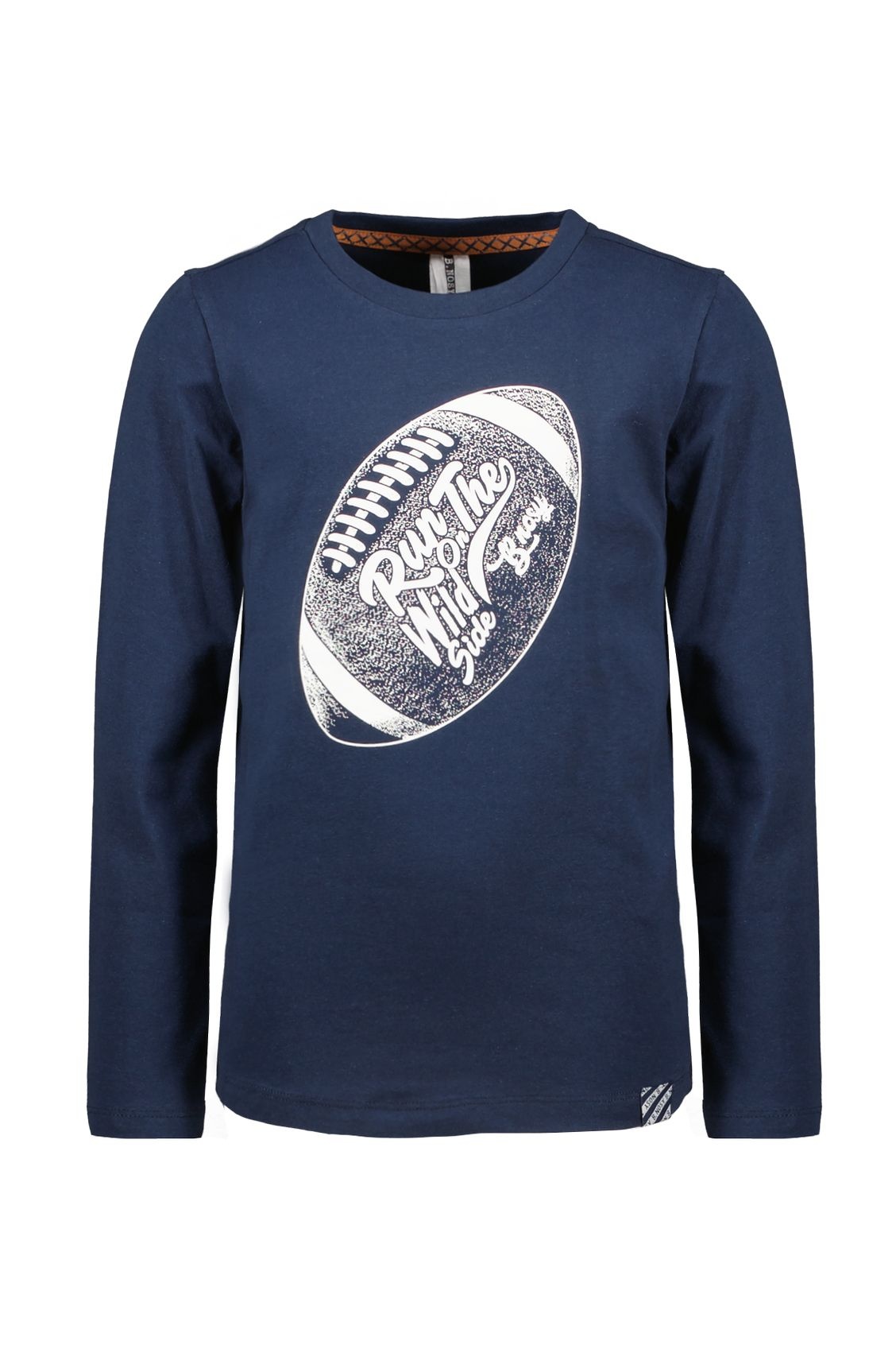 B.Nosy Jongens shirt - Ezra - Navy blauw B.Nosy Jongens shirt - Ezra - Navy blauw
