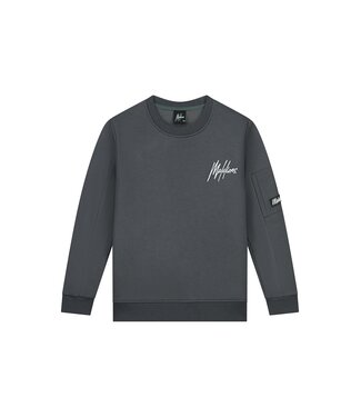 Malelions Sweater Pocket - Ijzer grijs