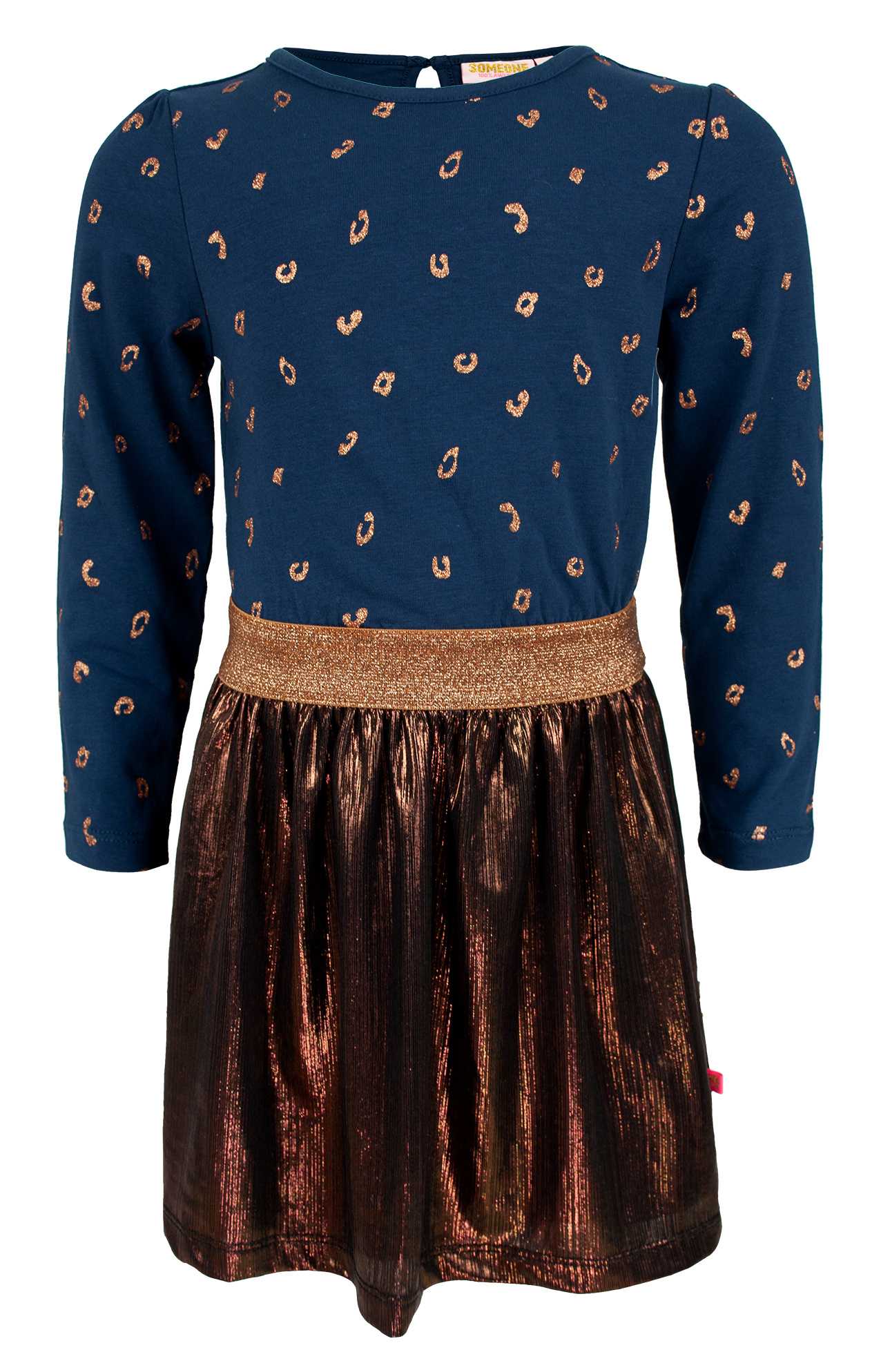 Someone Meisjes jurk - Georgina-SG-52-C - Navy blauw Someone Meisjes jurk - Georgina-SG-52-C - Navy blauw
