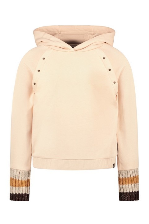 Like Flo Meisjes hoodie met studs - Sorbet Like Flo Meisjes hoodie met studs - Sorbet