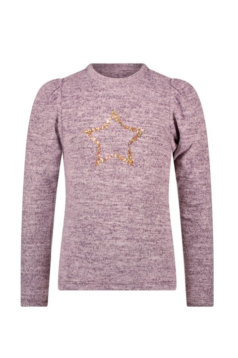 Like Flo Meisjes top puffy melee - Plum Like Flo Meisjes top puffy melee - Plum