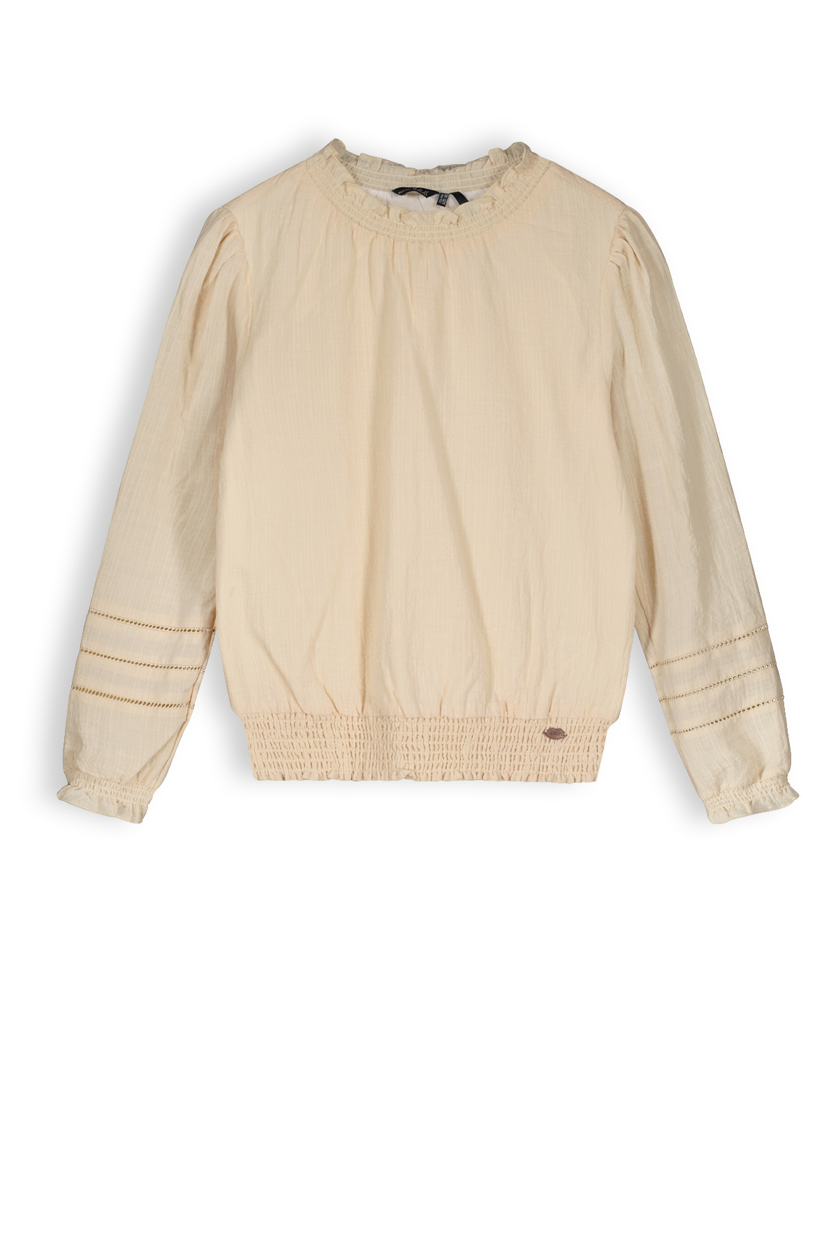 NoBell Meisjes blouse - Tommie - Rosy zand NoBell Meisjes blouse - Tommie - Rosy zand