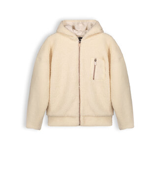 NoBell Meisjes hoodie - Keddy - Pearled ivory