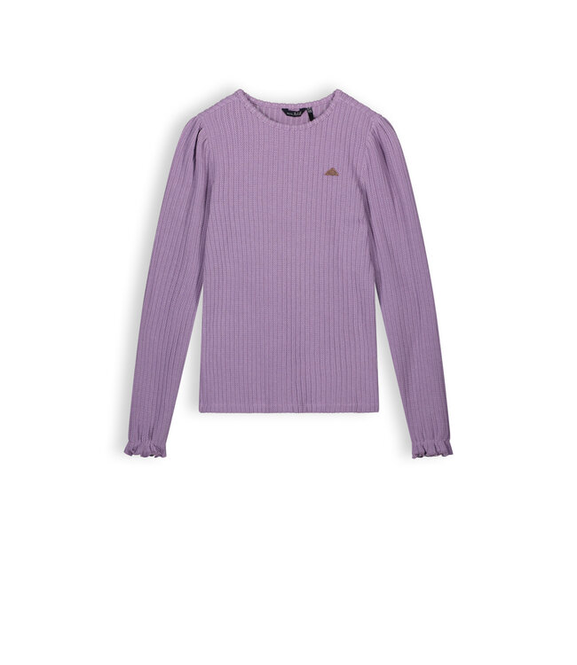 NoBell Meisjes shirt jersey - Koba - Lupine lilac