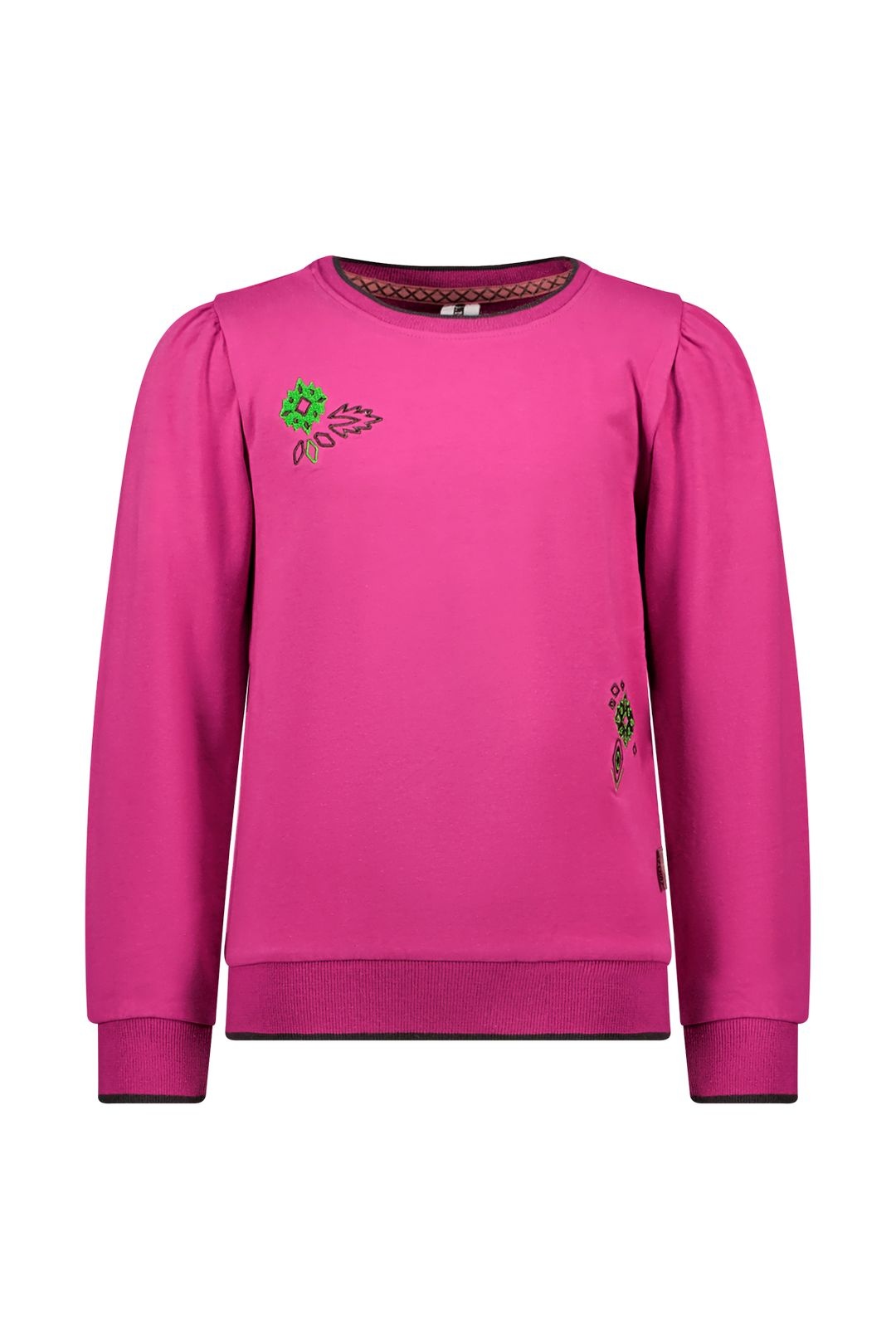B.Nosy Meisjes sweater roze - Alice - Festival fuchsia B.Nosy Meisjes sweater roze - Alice - Festival fuchsia