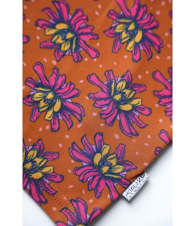 B.Nosy Meisjes shirt bruin - Oisin - Original bloemen