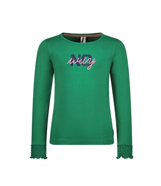 B.Nosy Meisjes shirt - Elaine - Emerald groen