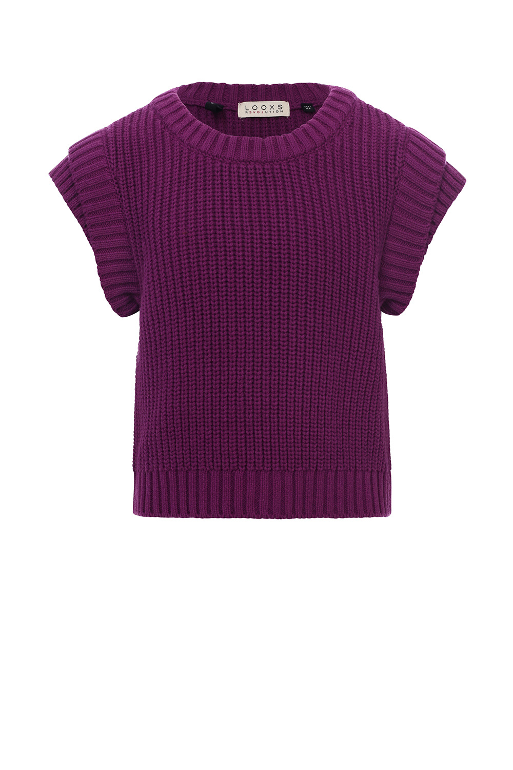 Looxs Revolution 2332-5065-274 Meisjes Sweater/Vest - Maat 140 - Purple van Katoen