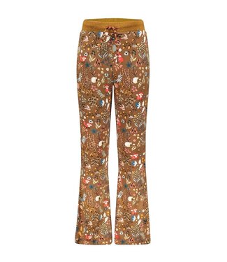 Like Flo Meisjes flair broek crepe jersy AOP paisley - Fox